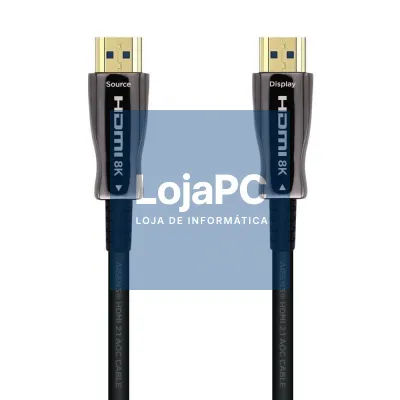 Cabo HDMI 2.1 AOC 8K Aisens A153-0519/ HDMI Macho - HDMI Macho/ 30m/ Preto