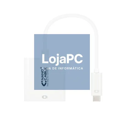 Conversor Nanocable 10.16.4102/ USB Tipo-C Macho - HDMI Fêmea/ 15cm/ Branco