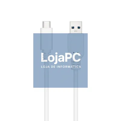 Cabo USB 3.1 Tipo-C Nanocable 10.01.4001-L150-W/ USB Tipo-C Macho - USB Macho/ 10Gbps/ 1.5m/ Branco