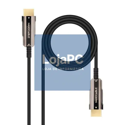 Cabo HDMI 2.0 4K AOC Nanocable 10.15.2020/ HDMI Macho - HDMI Macho/ 20m/ Preto