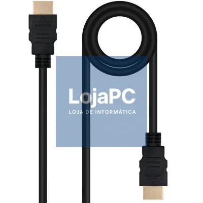 Cabo HDMI 2.0 4K Nanocable 10.15.3802/ HDMI Macho - HDMI Macho/ 2m/ Preto