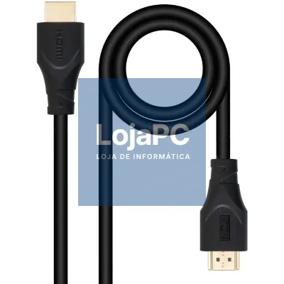 Cabo HDMI 1.4 Nanocable 10.15.4701/ HDMI Macho - HDMI Macho/ 1m/ Preto