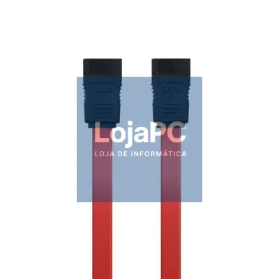 Cabo SATA Nanocable 10.18.0101-OEM/ SATA Fêmea - SATA Fêmea/ 50cm/ Vermelho