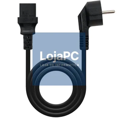 Cabo Alimentação CPU Nanocable 10.22.0102-L2/ CEE7 Macho - C13 Fêmea/ 2m/ Preto