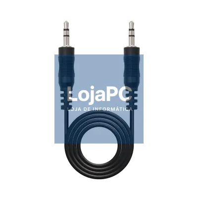 Cabo Estéreo Nanocable 10.24.0103/ Jack 3.5 Macho - Jack 3.5 Macho/ 3m/ Preto
