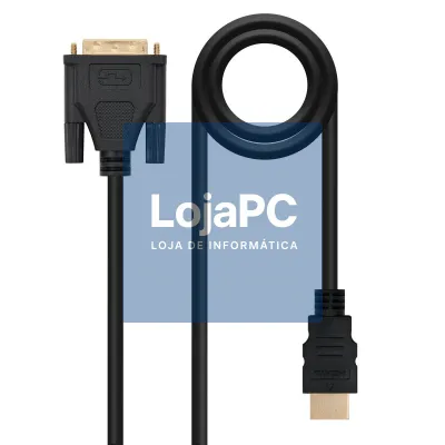 Cabo HDMI Nanocable 10.15.0503/ DVI Macho - HDMI Macho/ 3m/ Preto