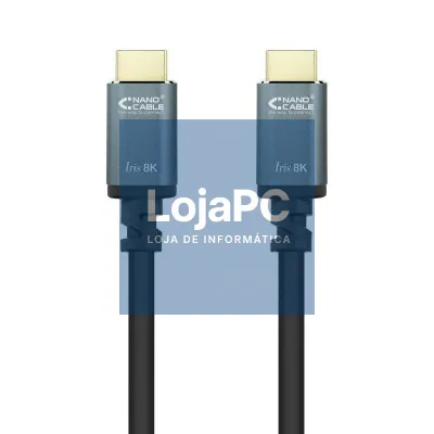 Cabo HDMI 2.1 8K Nanocable 10.15.8002/ HDMI Macho - HDMI Macho/ 2m/ Preto