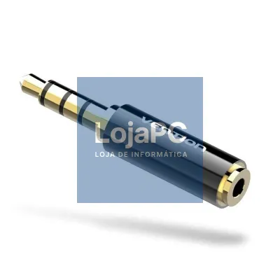 Adaptador Jack Vention BFBB0/ Jack 3.5 Macho - Jack 2.5 Fêmea/ Preto