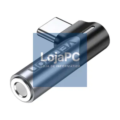 Adaptador Audio Vention BGWH0/ Jack 3.5 Fêmea - USB Tipo-C Macho/ Cinzento