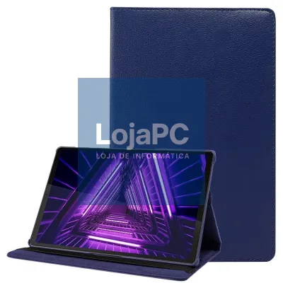 COOL Case for Lenovo Tab M10 Plus / FHD Plus 2nd Gen / Tab K10 Smooth Leatherette Blue 10.3 inch