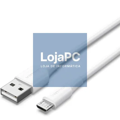 Cabo USB 2.0 Vention CTIWH/ USB Macho - MicroUSB Macho/ 480Mbps/ 2m/ Branco