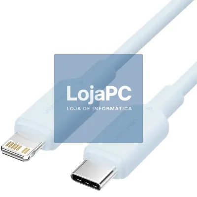 Cabo USB 2.0 Tipo-C Lightning Vention LAKSH/ USB Tipo-C Macho - Lightning Macho/ até 27W/ 480Mbps/ 2m/ Azul