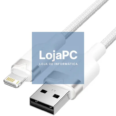 Cabo USB Lightning Vention LANWH/ USB Macho - Lightning Macho/ 480Mbps/ 2m/ Branco