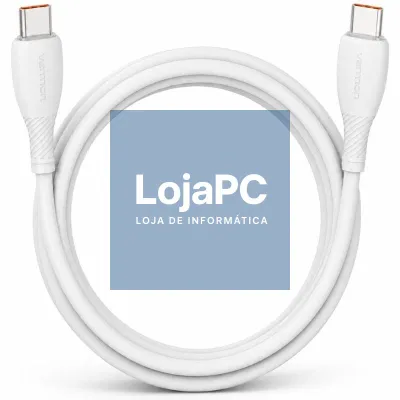 Cabo USB 2.0 Tipo-C Vention TRWWH/ USB Tipo-C Macho - USB Tipo-C Macho/ até 100W/ 480Mbps/ 2m/ Branco