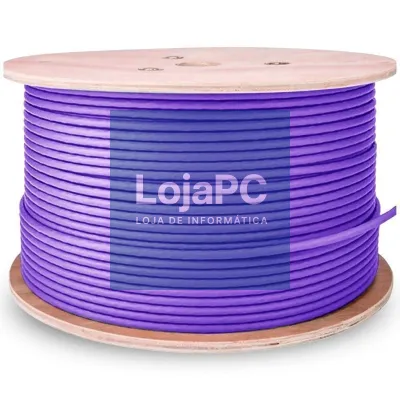 Bobina de Cabo RJ45 AWG23 UTP Aisens A135-0749 Cat.6/ LSZH/ 500m/ Violeta