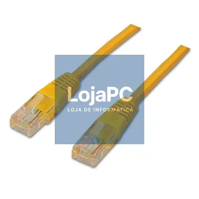Cabo de rede RJ45 UTP Aisens A135-0255 Cat.6/ 2m/ Amarelo