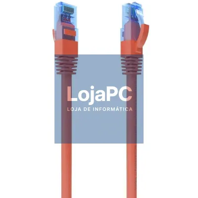 Cabo de rede RJ45 AWG26 CCA UTP Aisens A135-0788 Cat.6/ 75cm/ Vermelho