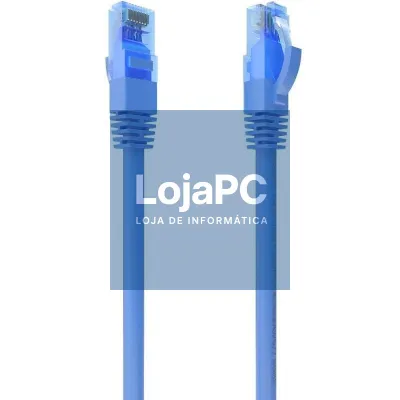 Cabo de rede RJ45 AWG26 CCA UTP Aisens A135-0800 Cat.6/ 1.5m/ Azul