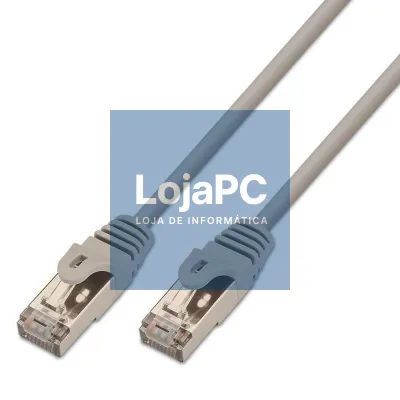 Cabo de rede RJ45 FTP Aisens A136-0274 Cat.6/ 1m/ Cinzento