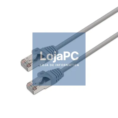 Cabo de rede RJ45 FTP Aisens A136-0280 Cat.6/ 20m/ Cinzento