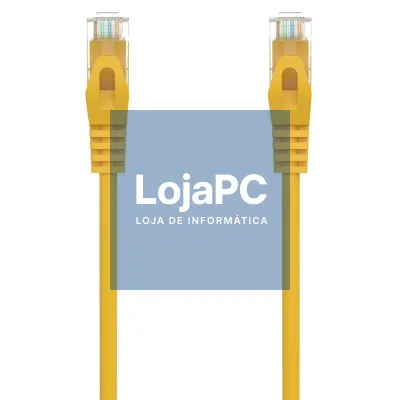 Cabo de rede RJ45 AWG24 UTP Aisens A145-0563 Cat.6A/ LSZH/ 25cm/ Amarelo