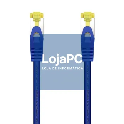 Cabo de rede RJ45 SFTP Aisens A146-0478 Cat.7/ 1m/ Azul
