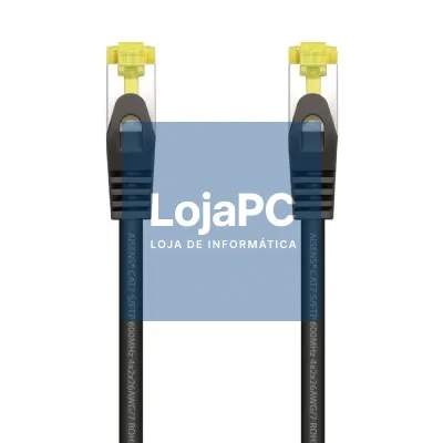 Cabo de rede RJ45 SFTP Aisens A146-0487 Cat.7/ 2m/ Preto