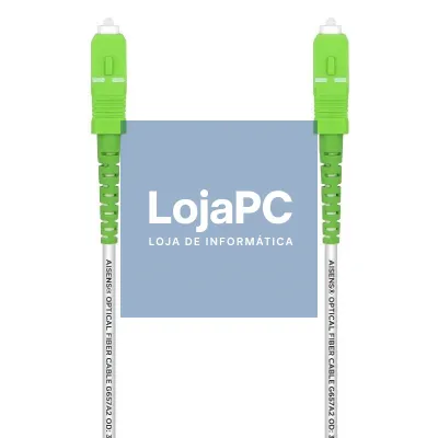 Cabo de Fibra Óptica G657A2 3.0 Aisens A152-0498/ LSZH/ 10m/ Branco