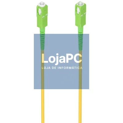 Cabo de Fibra Óptica G657A2 3.0 9/125 SMF Aisens A152-0986/ LSZH/ 20m/ Amarelo