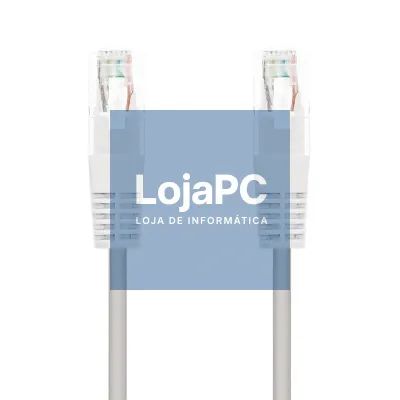 Cabo de rede RJ45 UTP Nanocable 10.20.0101-W Cat.5e/ 1m/ Branco