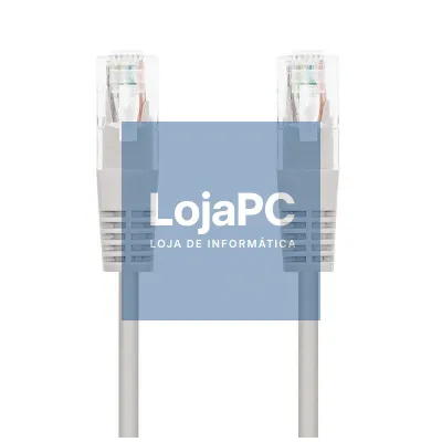 Cabo de rede RJ45 UTP Nanocable 10.20.0130 Cat.5e/ 30m/ Cinzento