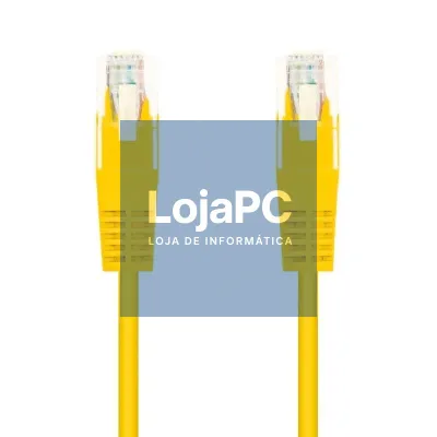 Cabo de rede RJ45 UTP Nanocable 10.20.0400-Y Cat.6/ 50cm/ Amarelo
