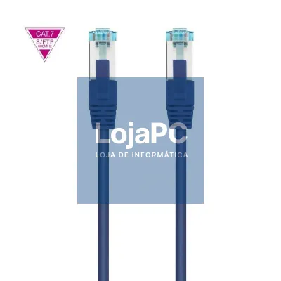 Cabo de rede RJ45 SFTP Nanocable 10.20.1700-L25-BL Cat.7/ 25cm/ Azul