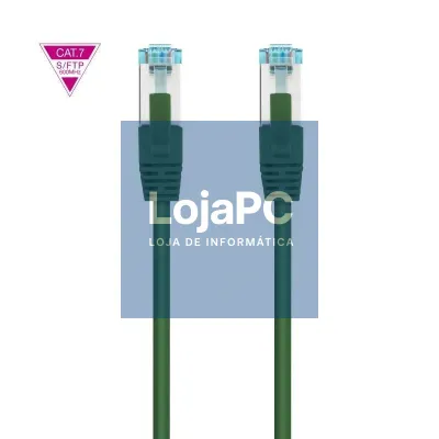 Cabo de rede RJ45 SFTP Nanocable 10.20.1700-L25-GR Cat.7/ 25cm/ Verde
