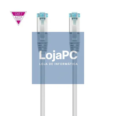 Cabo de rede RJ45 SFTP Nanocable 10.20.1701-L150 Cat.7/ 1.5m/ Cinzento