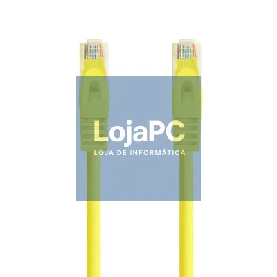 Cabo de rede RJ45 UTP Nanocable 10.20.1800-L25-Y Cat.6A/ LSZH/ 25cm/ Amarelo
