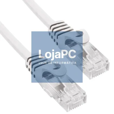 Cabo de rede RJ45 UTP Phasak PHK 1552 Cat.6/ 25cm/ Cinzento