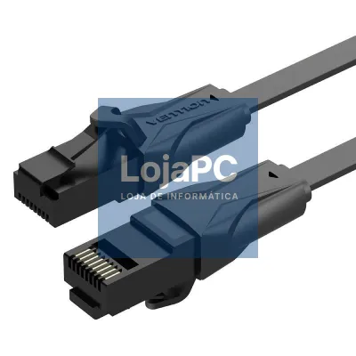 Cabo de rede RJ45 UTP Vention IBABE Cat.6/ 75cm/ Preto