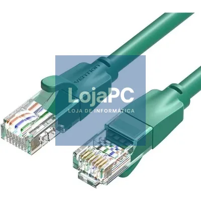 Cabo de rede RJ45 UTP Vention IBEGH Cat.6/ 2m/ Verde