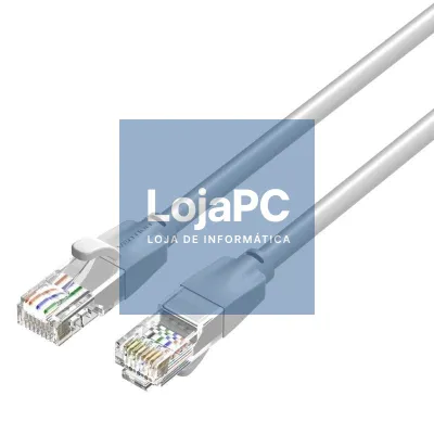 Cabo de rede RJ45 UTP Vention IBEHI Cat.6/ 3m/ Cinzento