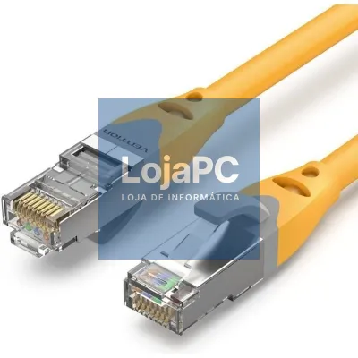 Cabo de rede RJ45 SFTP Vention IBHYJ Cat.6A/ 5m/ Amarelo