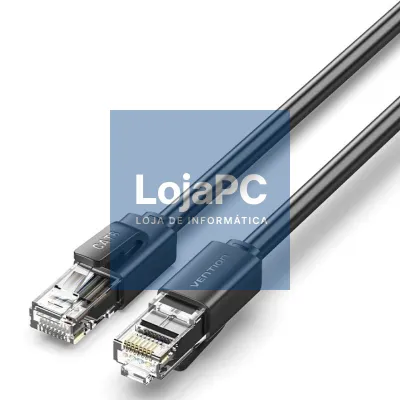 Cabo de rede RJ45 UTP Vention IBRBI Cat.6/ 3m/ Preto