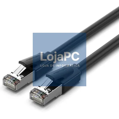 Cabo de rede RJ45 UTP 26AWG Vention IKKBJ Cat.8/ Gaming/ 5m/ Preto