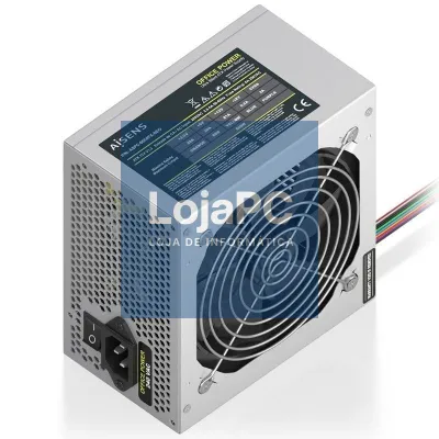 Fonte de alimentação Aisens ASPC-500ATX-SEO/ 500W/ Ventoinha 12cm