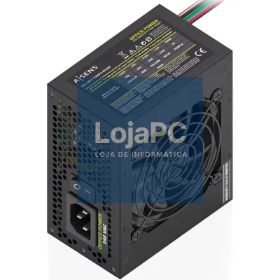 Fonte de alimentação SFX Aisens ASPC-500SFX-SEOBK/ 500W/ Ventoinha 8cm