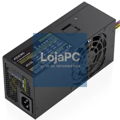 Fonte de alimentação TFX Aisens ASPC-500TFX-SEOBK/ 500W/ Ventoinha 8cm