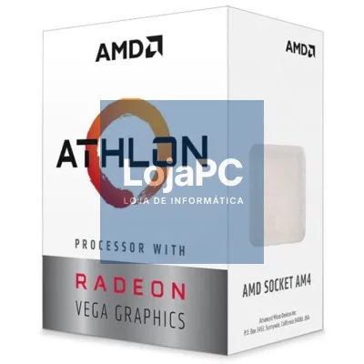 Processador AMD Athlon 3000G 3.5GHz Socket AM4/ Pack de 12 unidades