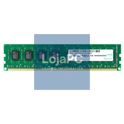 Memória RAM Apacer DL.08G2K.KAM 8GB/ DDR3/ 1600MHz/ 1.5V/ CL11/ DIMM