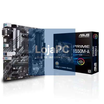 Placa-mãe Asus Prime B550M-A/CSM Socket AM4/ DDR4/ PCIe 4.0/ Micro ATX