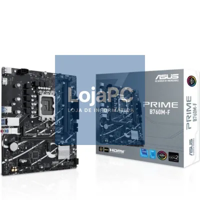 Placa-mãe Asus Prime B760M-F Socket 1700/ DDR5/ PCIe 4.0/ Micro ATX
